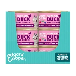 18x Kattenvoer Kitten Chunks Eend - Kip 85 gr^Edgard & Cooper New
