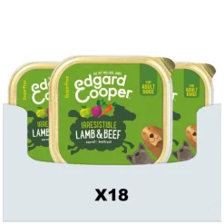18x Kuipje Vers Vlees Hondenvoer Lam - Rund 300 gr^Edgard & Cooper Discount