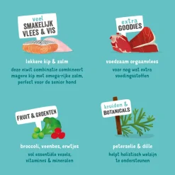 Hondenvoer<Edgard & Cooper 11x Kuipje Vers Vlees Senior Hondenvoer Kip - Zalm 150 gr