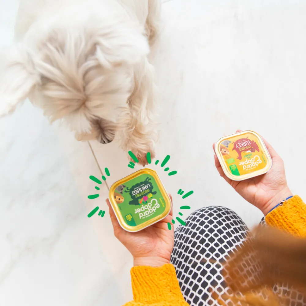 11x Kuipje Vers Vlees Hondenvoer Lam - Rund 150 gr^Edgard & Cooper New