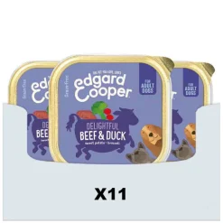 Clearance 11x Kuipje Vers Vlees Hondenvoer Rund - Eend 150 gr Hondenvoer