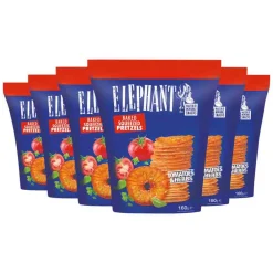 Clearance 6x Pretzels Tomaat & Kruiden 160 gr Snacks