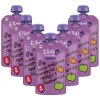 7x Ella's Kitchen Knijpzakje 4+ m Appel Zoete aardappel Pompoen Bosbessen 120 gr^Ellas Kitchen Hot
