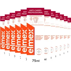 Clearance 12x Tandpasta Anti-Cariës Professional 75 ml Spoelen & Poetsen