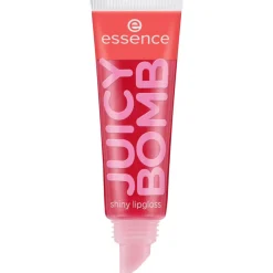 New 2x Juicy Bomb Shiny Lipgloss 104 Poppin' Pomegranate 10 ml Lipgloss