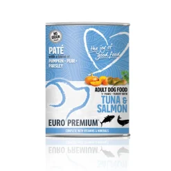 6x Paté Adult Hondenvoer Nat Tuna & Salmon 400 gr^Euro-Premium Discount