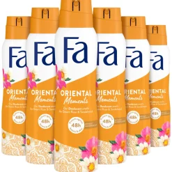 6x Deodorant Spray Oriental Moments 150 ml^Fa Sale