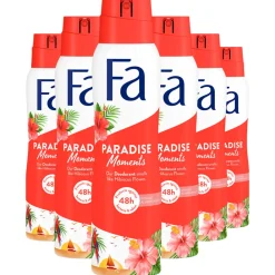 New 6x Deodorant Spray Paradise Moments 150 ml Deodorant