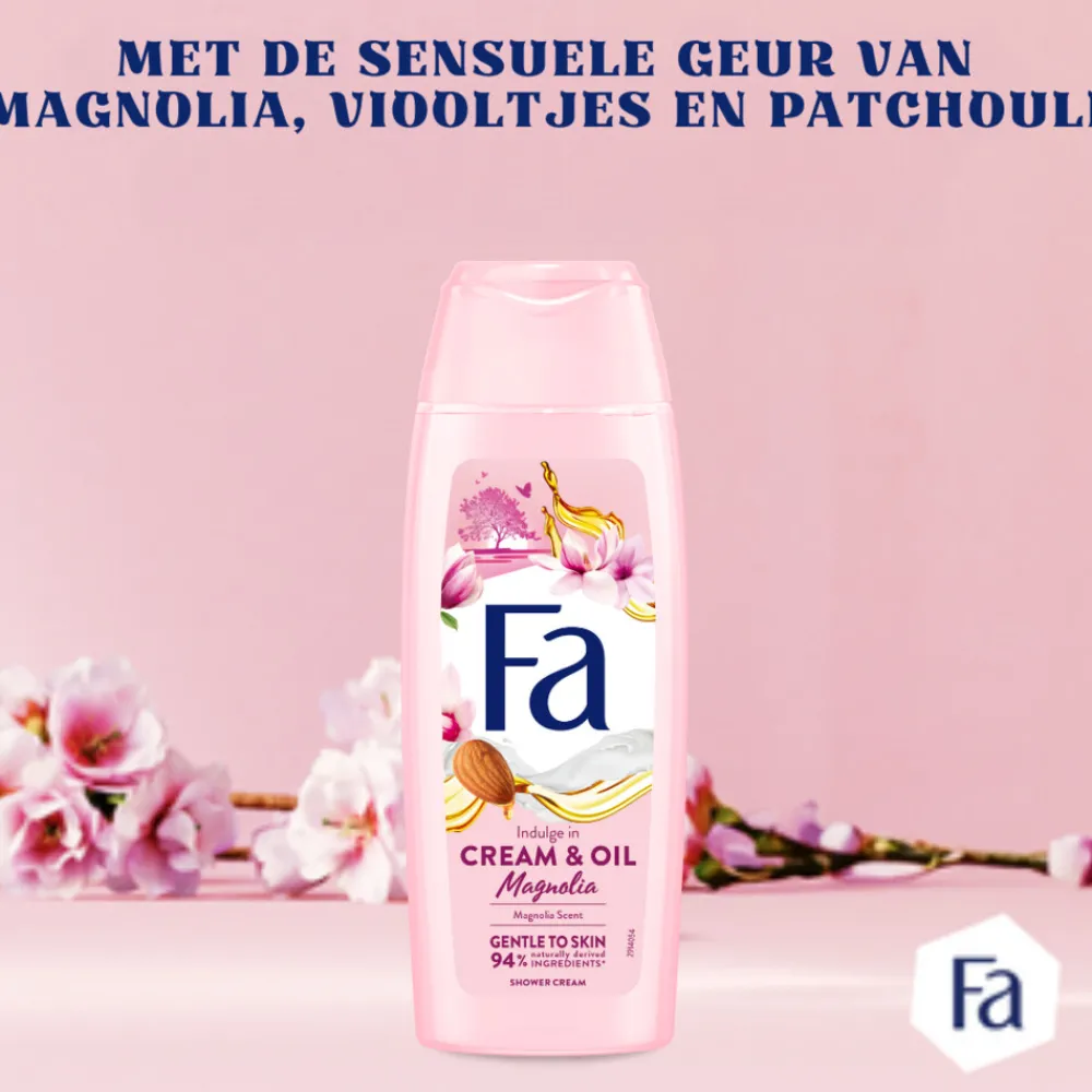 Discount 6x Douchecrème Cream Oil Silk Magnolia 250 ml Bad & Douche