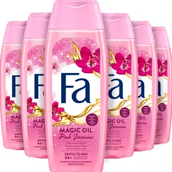 6x Douchegel Magic Oil Pink Jasmine 250 ml^Fa New