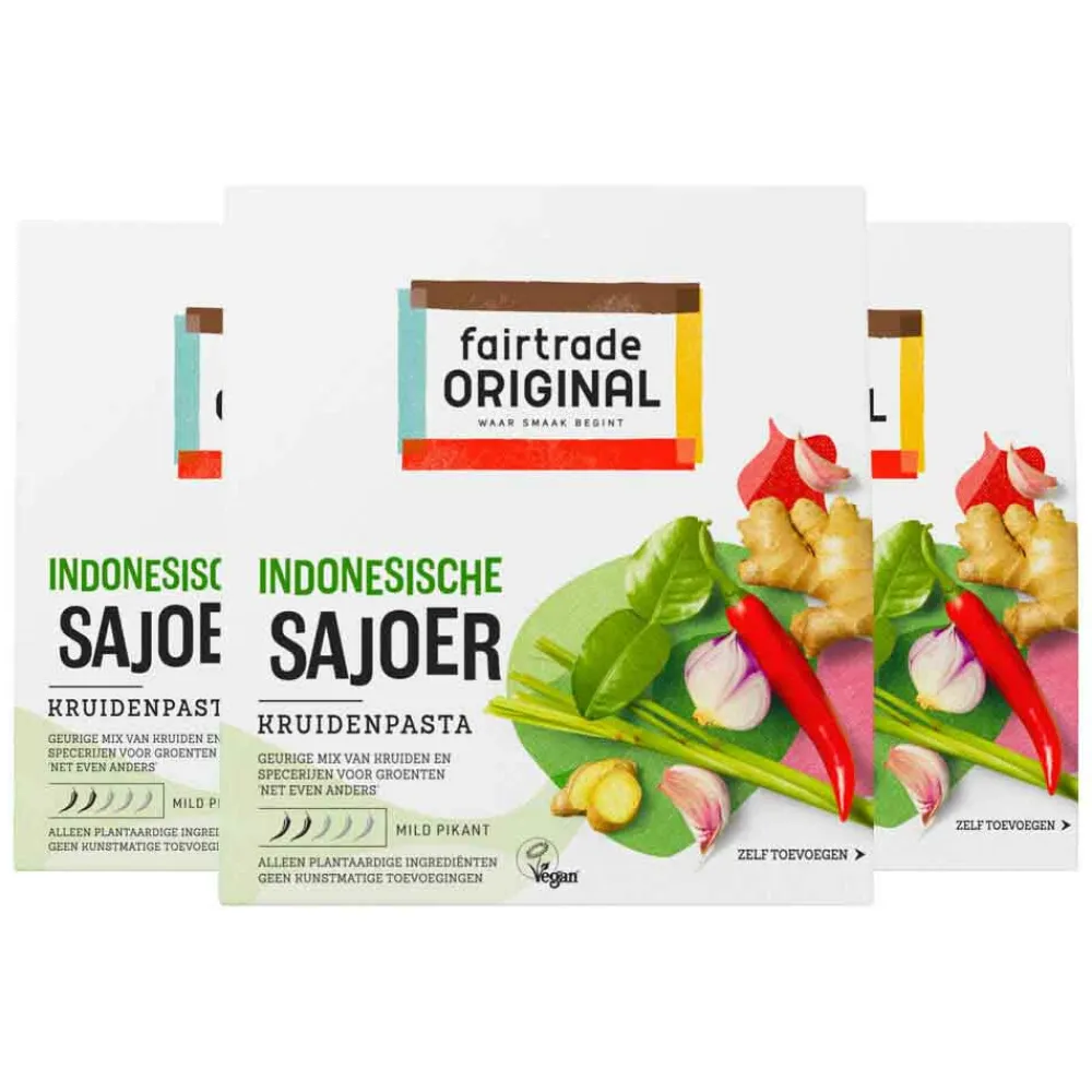 3x Boemboe Sajoer 75 gr^Fairtrade Original Discount