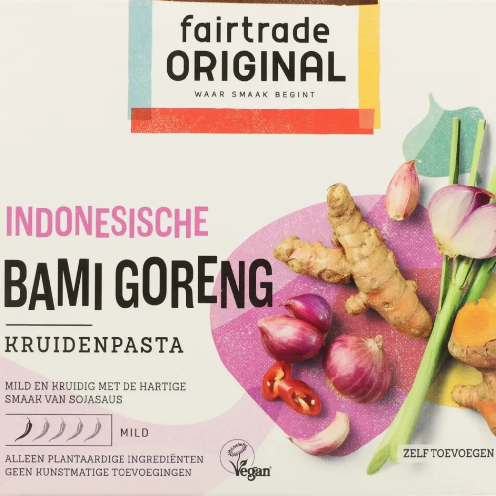 3x Boemboe Bami Goreng 75 gr^Fairtrade Original