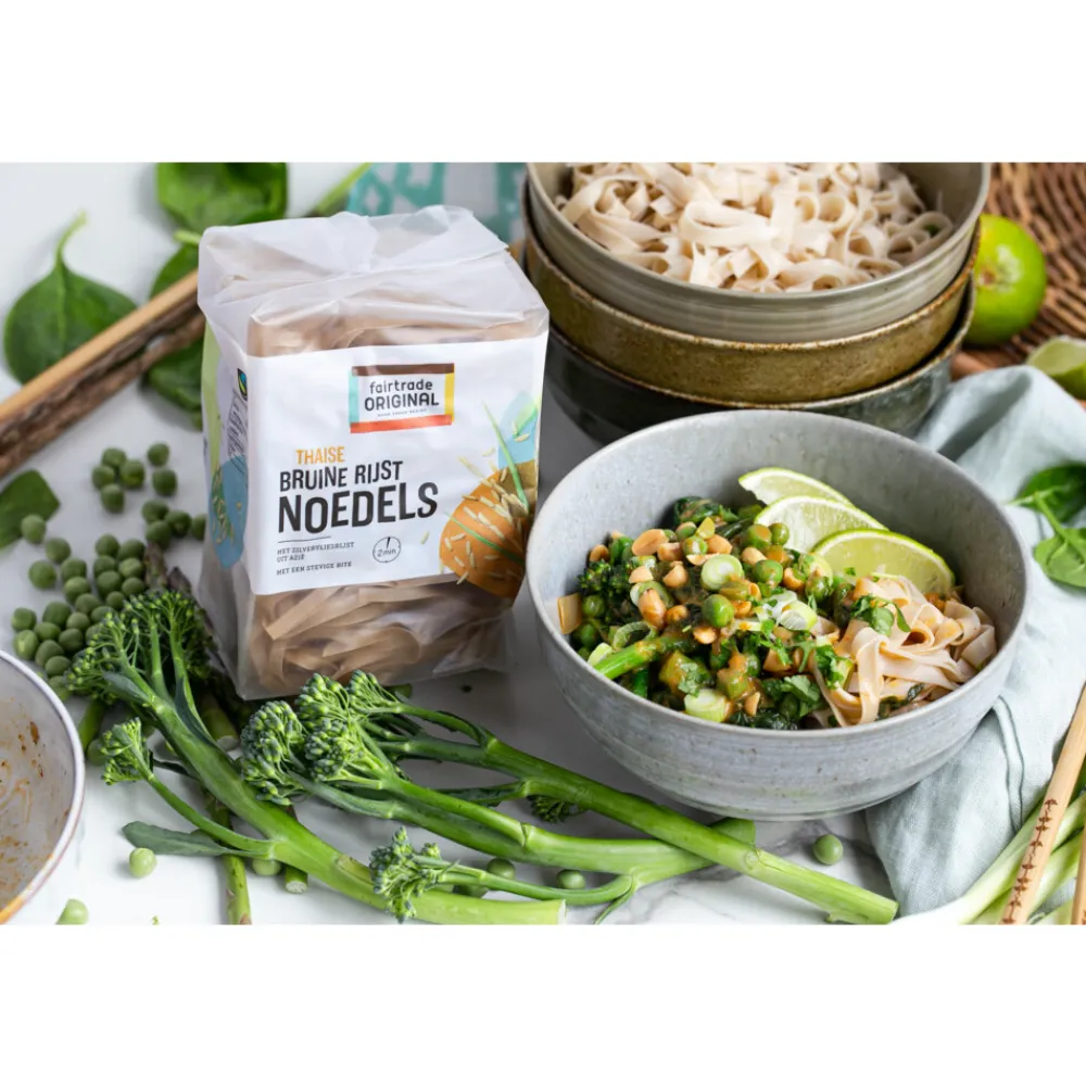 Pasta, Rijst & Wraps<Fairtrade Original 3x Bruine Rijst Noedels 225 gr