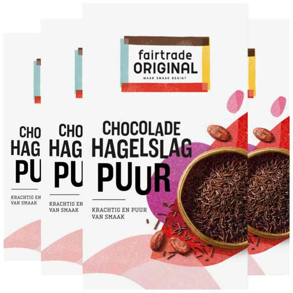 Outlet 4x Hagelslag Puur 380 gr Beleg
