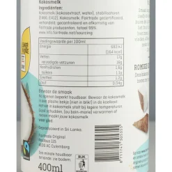 Melkvervangers<Fairtrade Original 3x Kokosmelk 400 ml