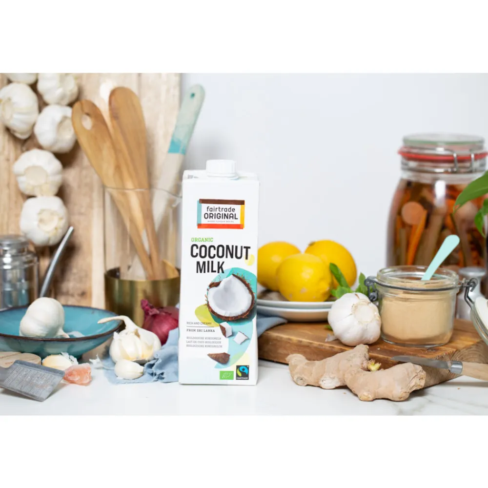 Discount 3x Kokosmelk Biologisch 1 liter Melkvervangers