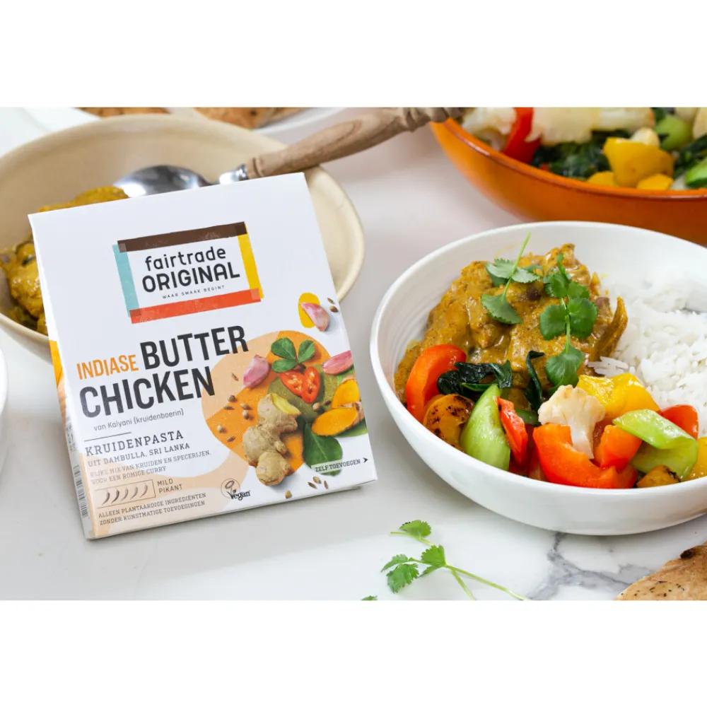 Pasta, Rijst & Wraps<Fairtrade Original 3x Kruidenpasta Butter Chicken 70 gr