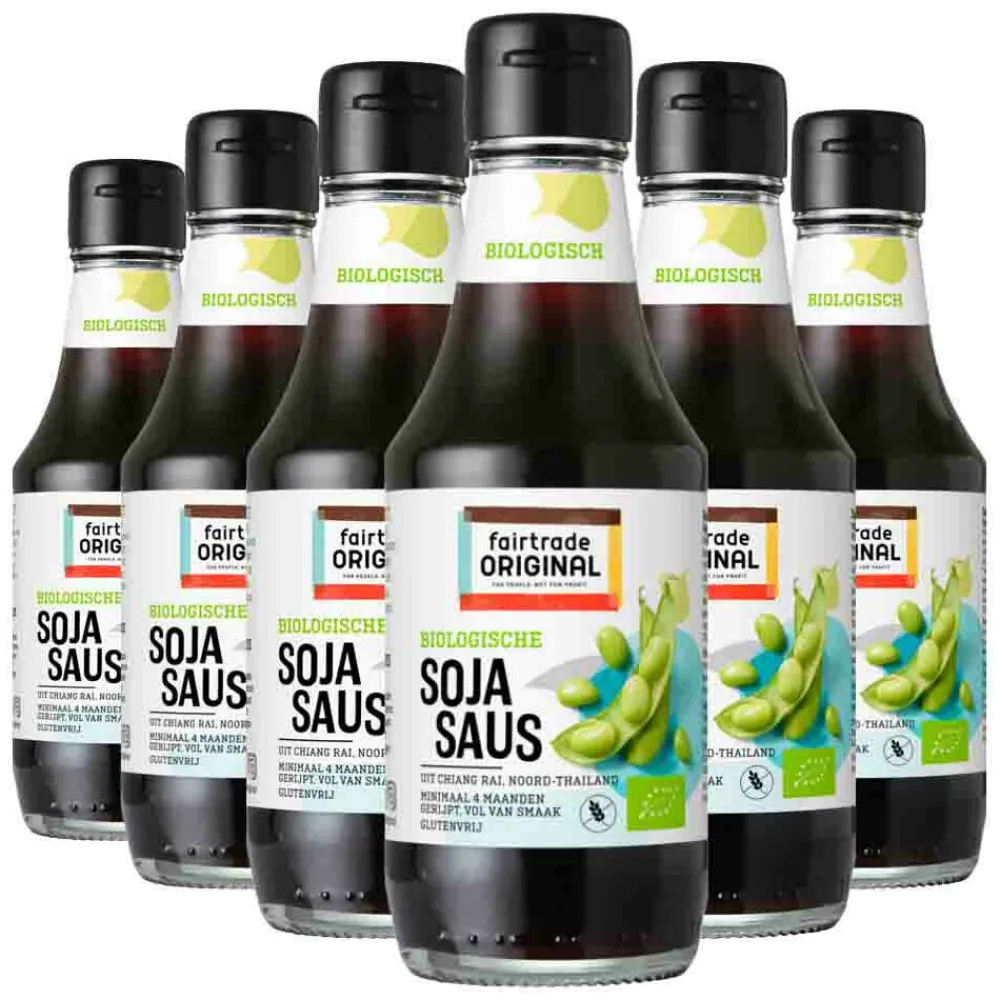 Soepen & Sauzen<Fairtrade Original 6x Sojasaus Biologisch 200 ml