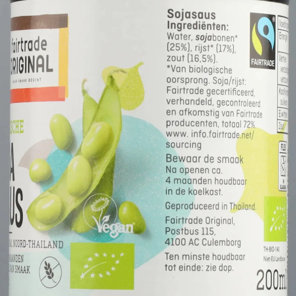 Soepen & Sauzen<Fairtrade Original 6x Sojasaus Biologisch 200 ml