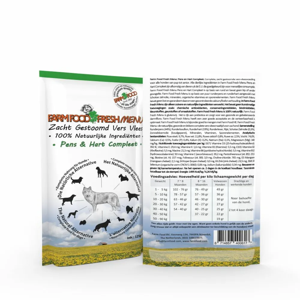 16x Fresh Menu Pens en Hart 125 gr^Farm Food New