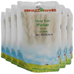 Clearance 6x Rawhide Dental Twist M 15 stuks Snacks