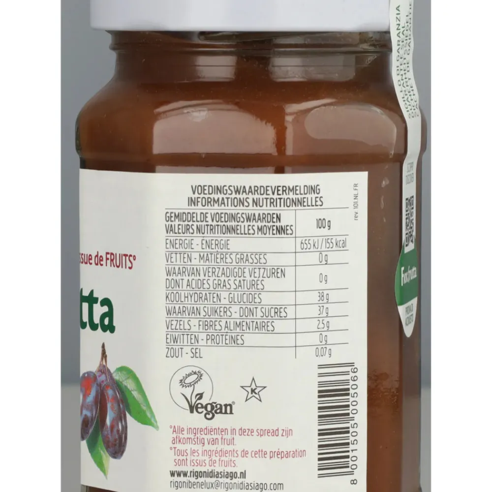 6x Biologische Jam Pruimen 250 gr^Fiordifrutta Online