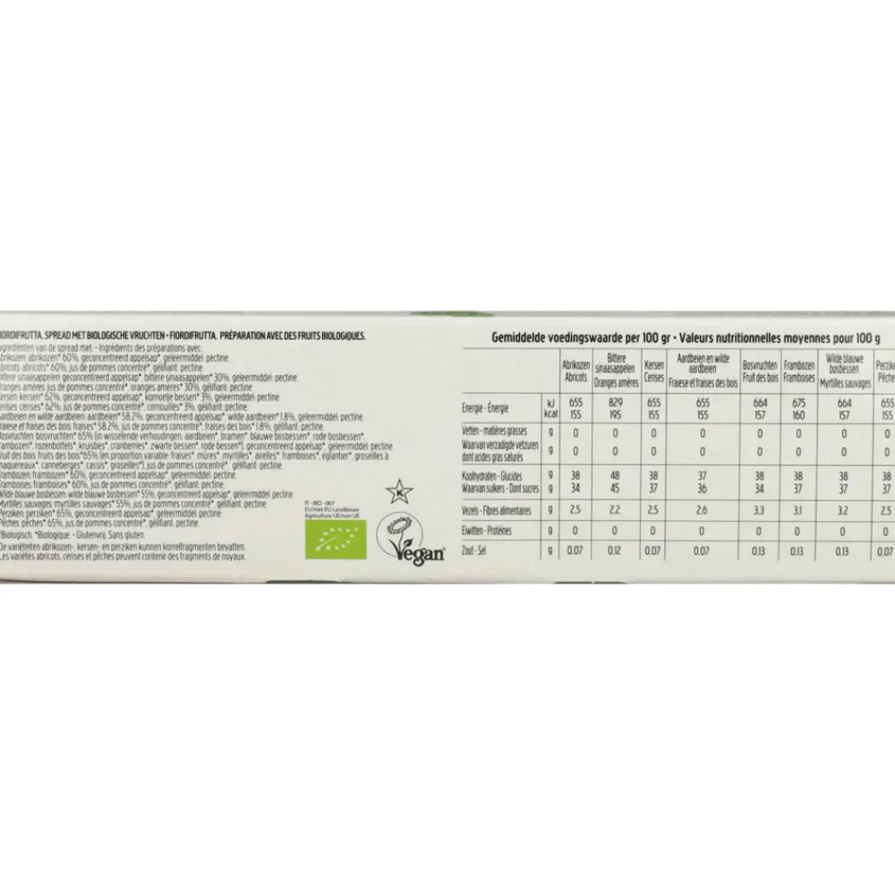 3x Biologische Jam Fruitmix 3 x 75 gr^Fiordifrutta Sale