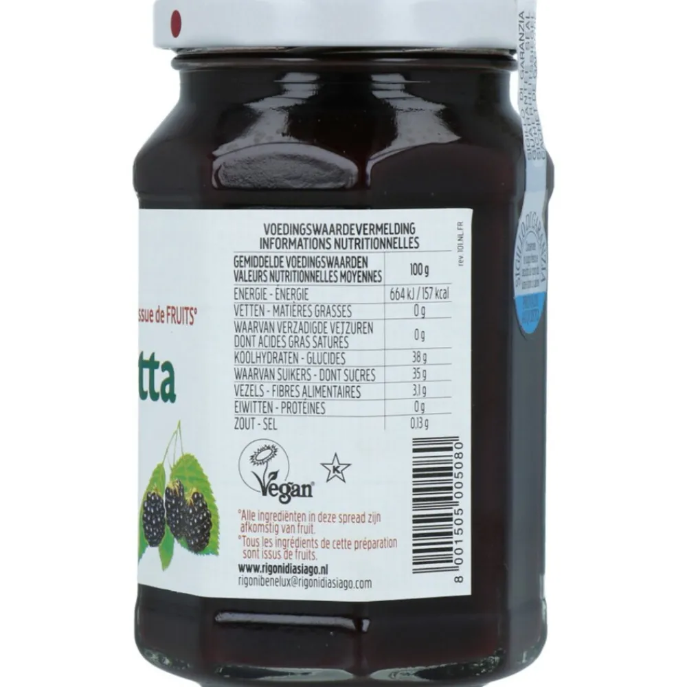 Beleg<Fiordifrutta 6x Biologische Jam Bramen 250 gr