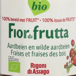 Clearance 6x Biologische Jam Aardbeien en Wilde Aardbeien 250 gr Beleg