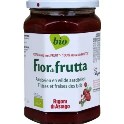 Beleg<Fiordifrutta 3x Biologische Jam Aardbeien en Wilde Aardbeien 630 gr