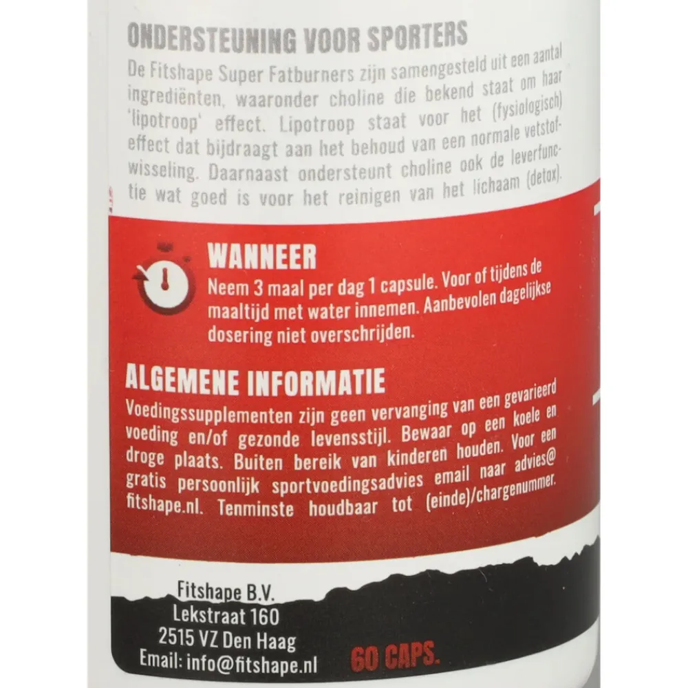 6x Super Fat Burner 60 capsules^Fitshape Discount