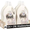 4x White & Light Wasmiddel 54 wasbeurten 2,430 liter^Fleuril Online