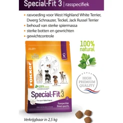 3x Special-Fit Hondenvoer 3 2,5 kg^Fokker Hot