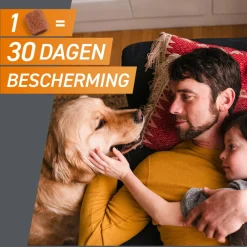 Hot 2x Hond XL 25-50 kg 3 tabletten Vlo, Teek & Worm