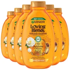 Discount 6x Loving Blends Argan- en Cameliaolie Shampoo 300 ml Shampoo