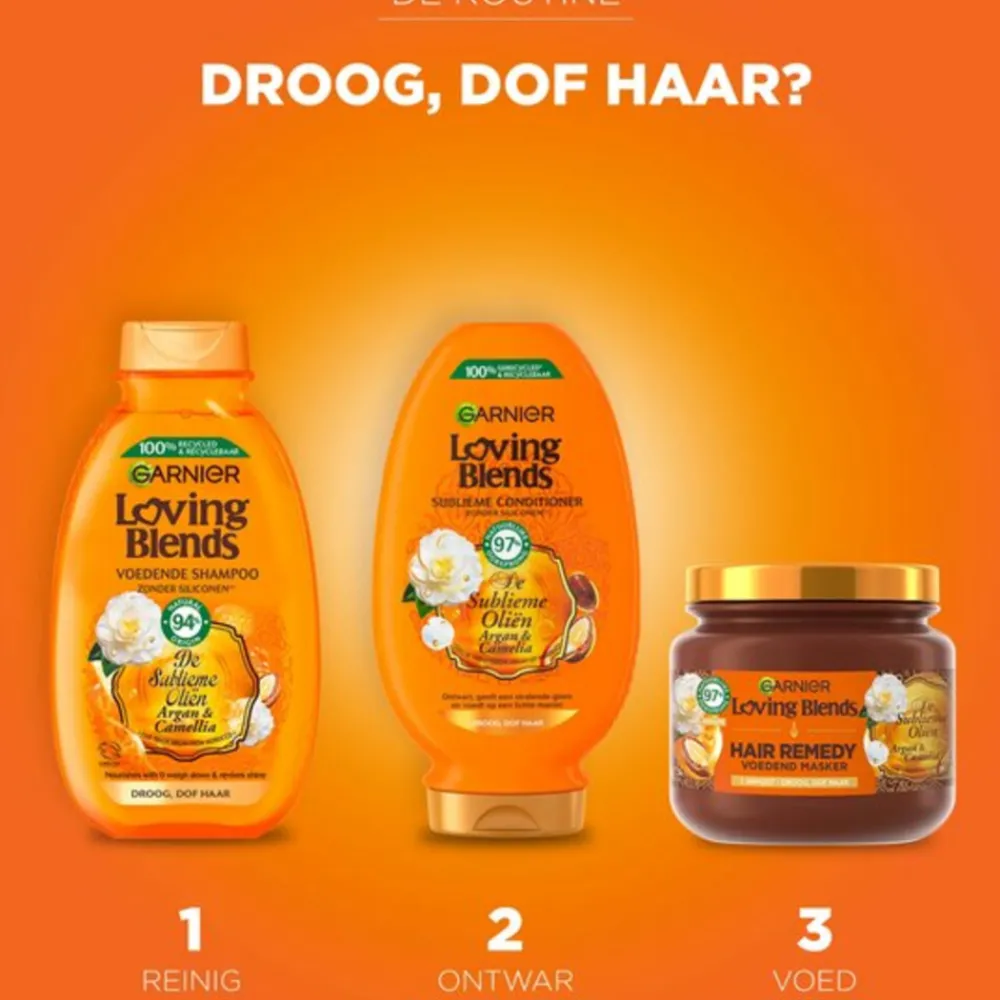 Discount 6x Loving Blends Argan- en Cameliaolie Shampoo 300 ml Shampoo