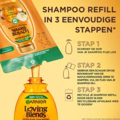 6x Loving Blends Argan- en Cameliaolie Shampoo Refill 250 ml^Garnier Clearance