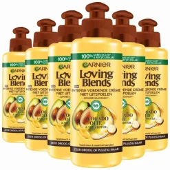 Haarverzorging<Garnier 6x Loving Blends Avocado Olie en Shea Boter Leave-in Crème 200 ml