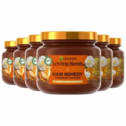 Haarmasker<Garnier 6x Loving Blends Argan- en Cameliaolie Haarmasker 340 ml