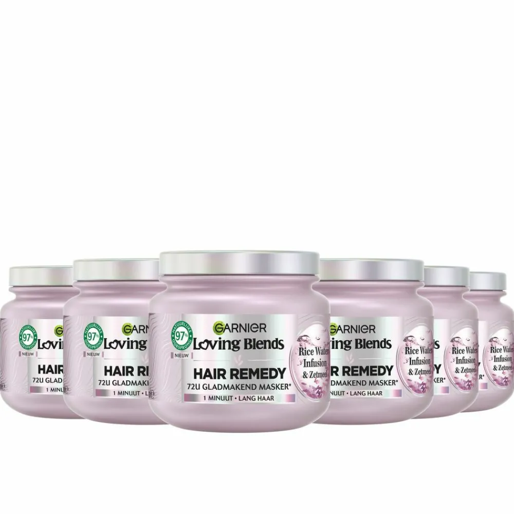 6x Loving Blends Rice Water Haarmasker 340 ml^Garnier