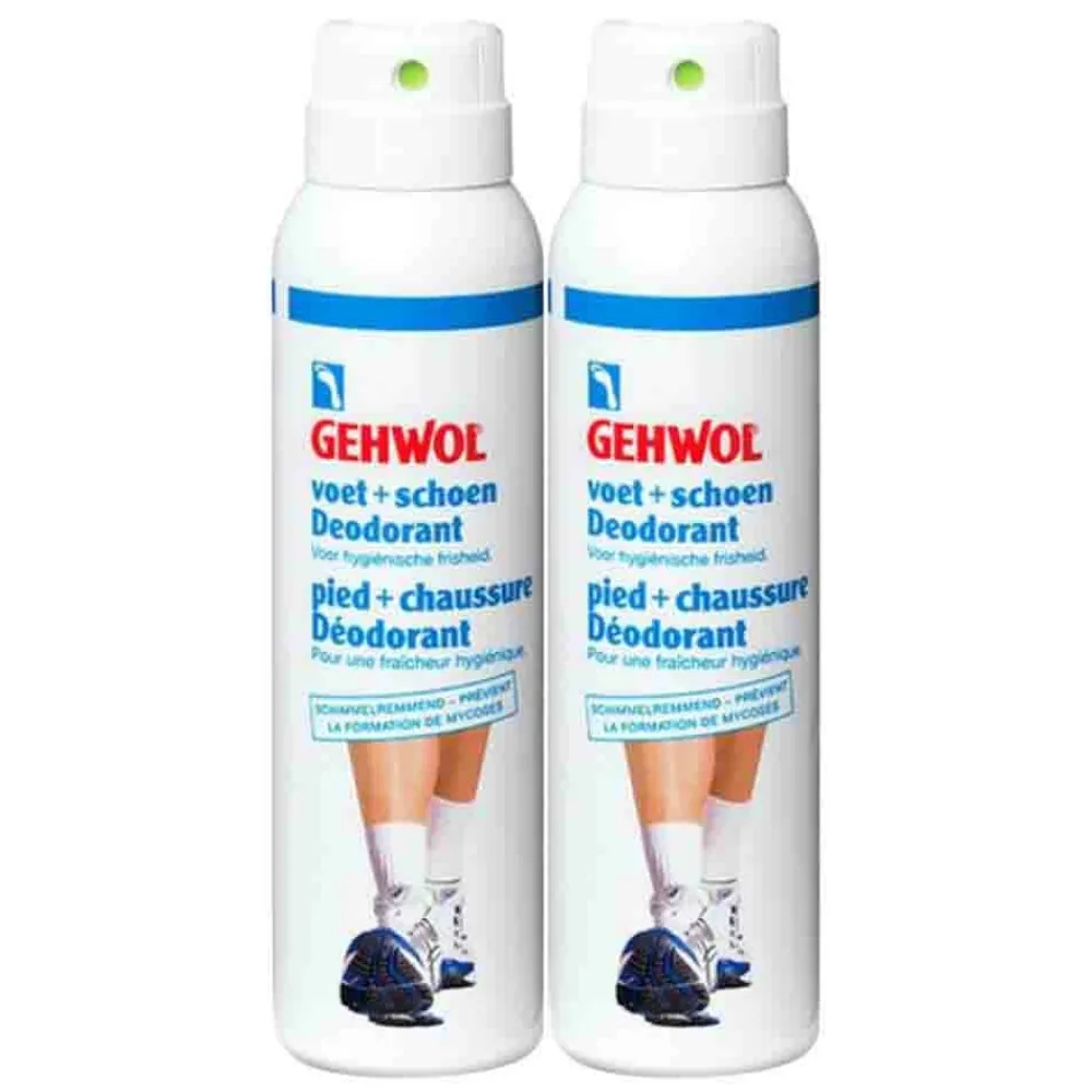 Voetverzorging<Gehwol 2x Voet en Schoen Deodorant 150 ml