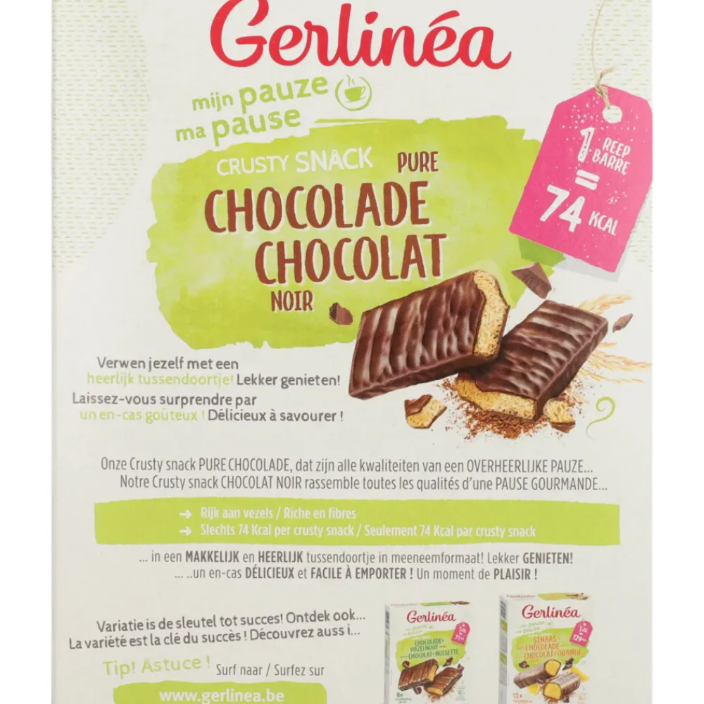 8x Crusty Snack Pure Chocolade 6 x 102 gr^Gerlinea Sale