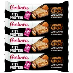 Maaltijdvervangers|Snacks & Tussendoortjes<Gerlinea 4x Fit & Protein Reep Caramel Almond 45 gr