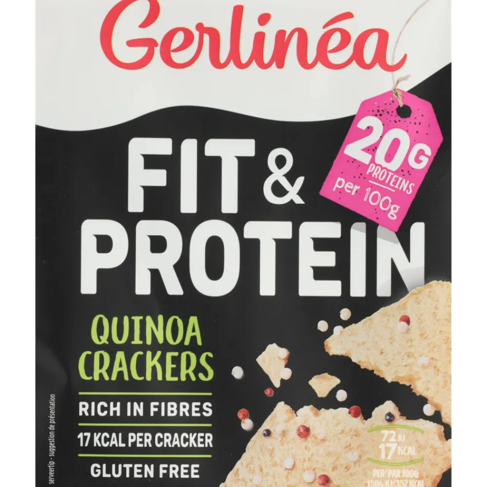 Brood & Crackers|Maaltijdvervangers<Gerlinea 3x Quinoa Crackers 100 gr