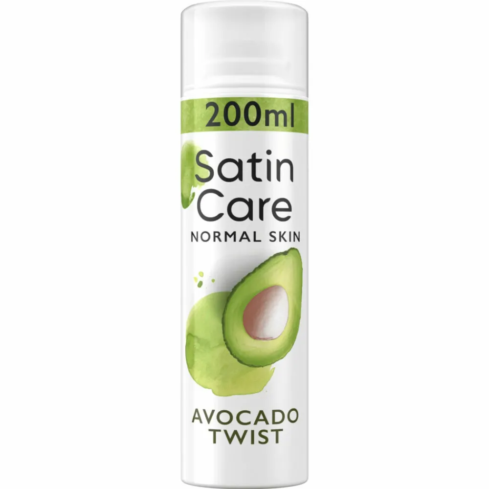 Online 6x Scheergel Satin Care Avocado Twist 200 ml Heren Scheren & Ontharen