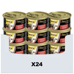 24x ShinyCat in Jelly Tonijn & Zalm 70 gr^GimCat Sale