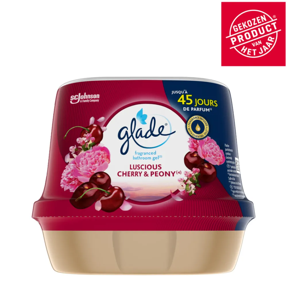 8x Luchtverfrisser Gel Cherry & Peony 182 gr^Glade Online