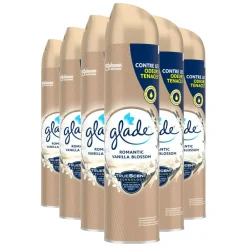 Luchtverfrisser<Glade 6x Luchtverfrisser Spray Romantic Vanilla Blossom 300 ml