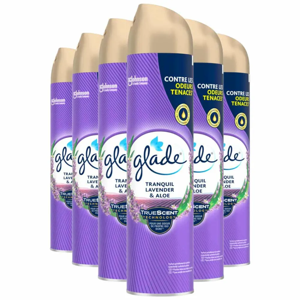 Online 6x Luchtverfrisser Spray Tranquil Lavender & Aloe 300 ml Luchtverfrisser