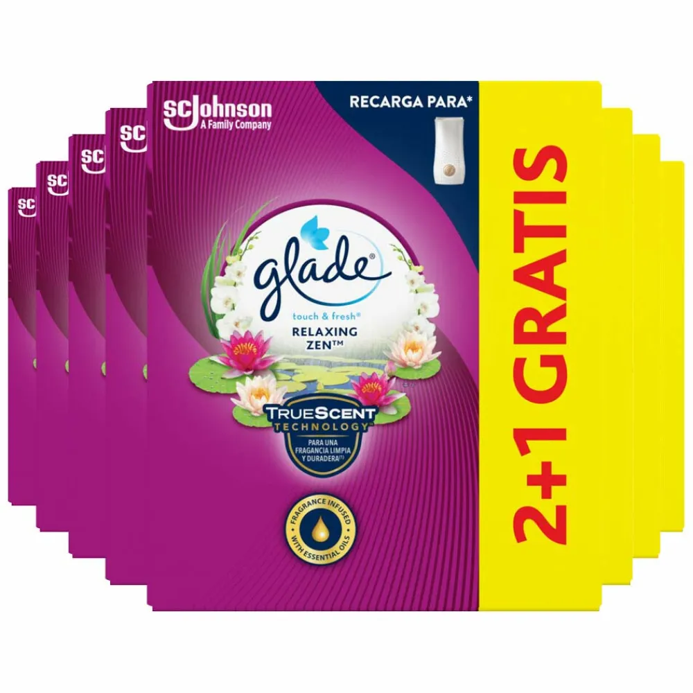 Clearance 8x Touch & Fresh Relaxing Zen 10 ml Luchtverfrisser